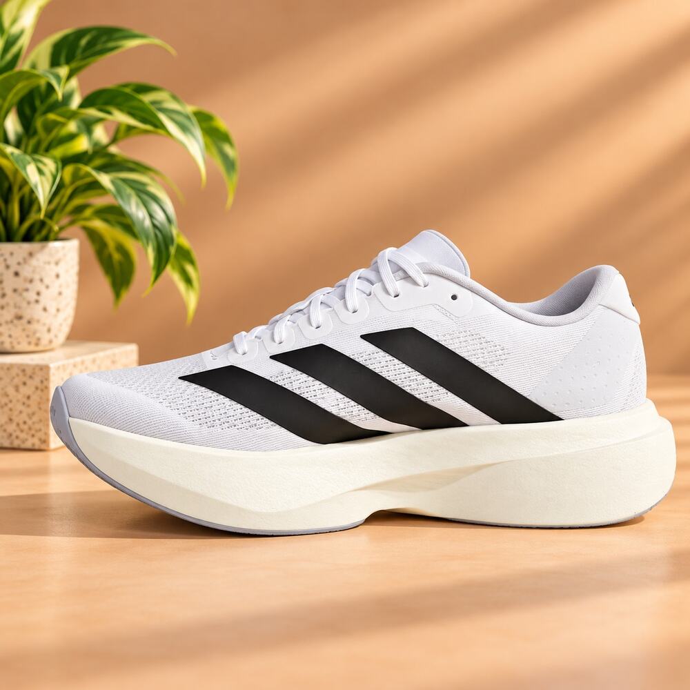 NWT Adidas Women's Adizero Evo SL White Black 9